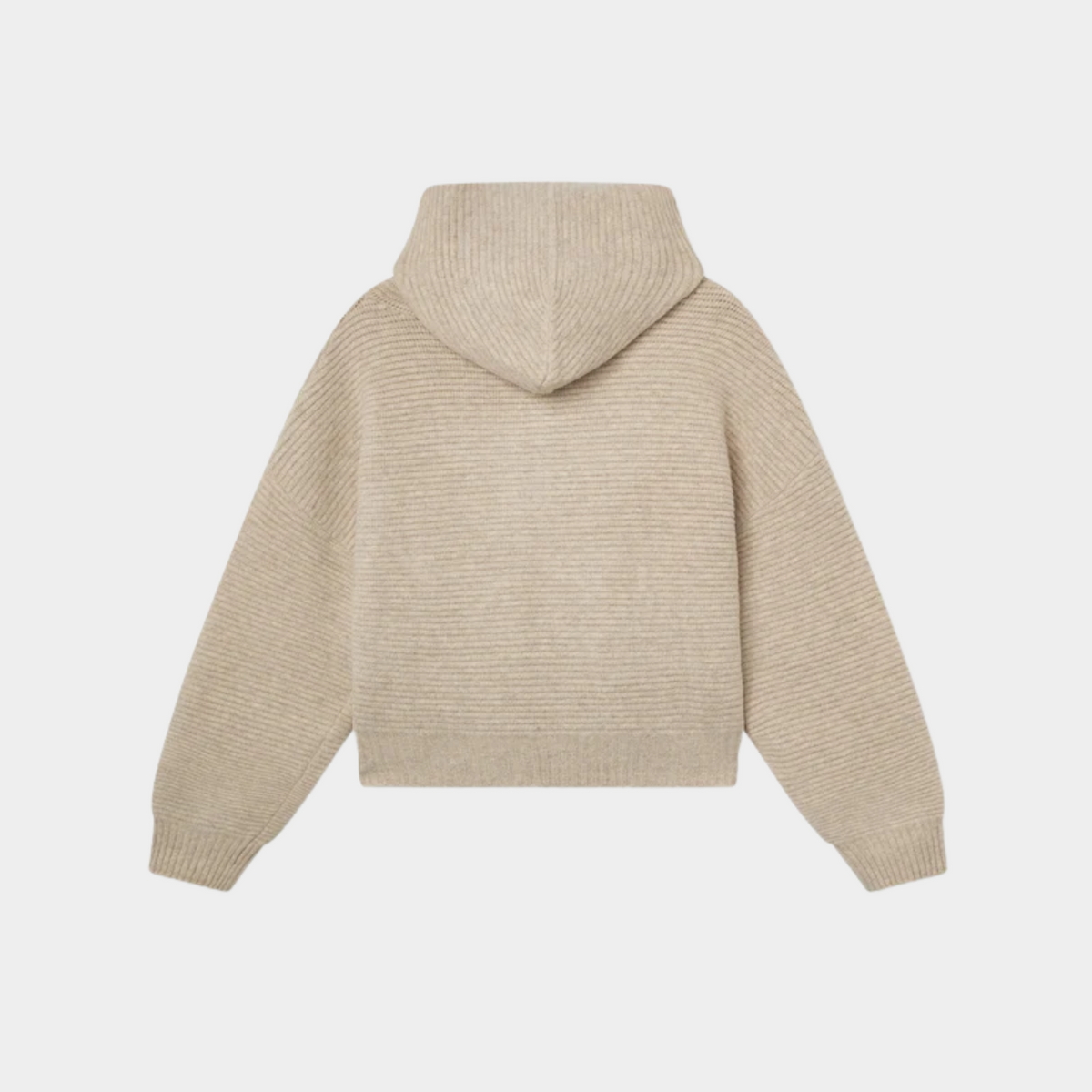 Sweater Scuffers Roots Ecru Knit Zipper