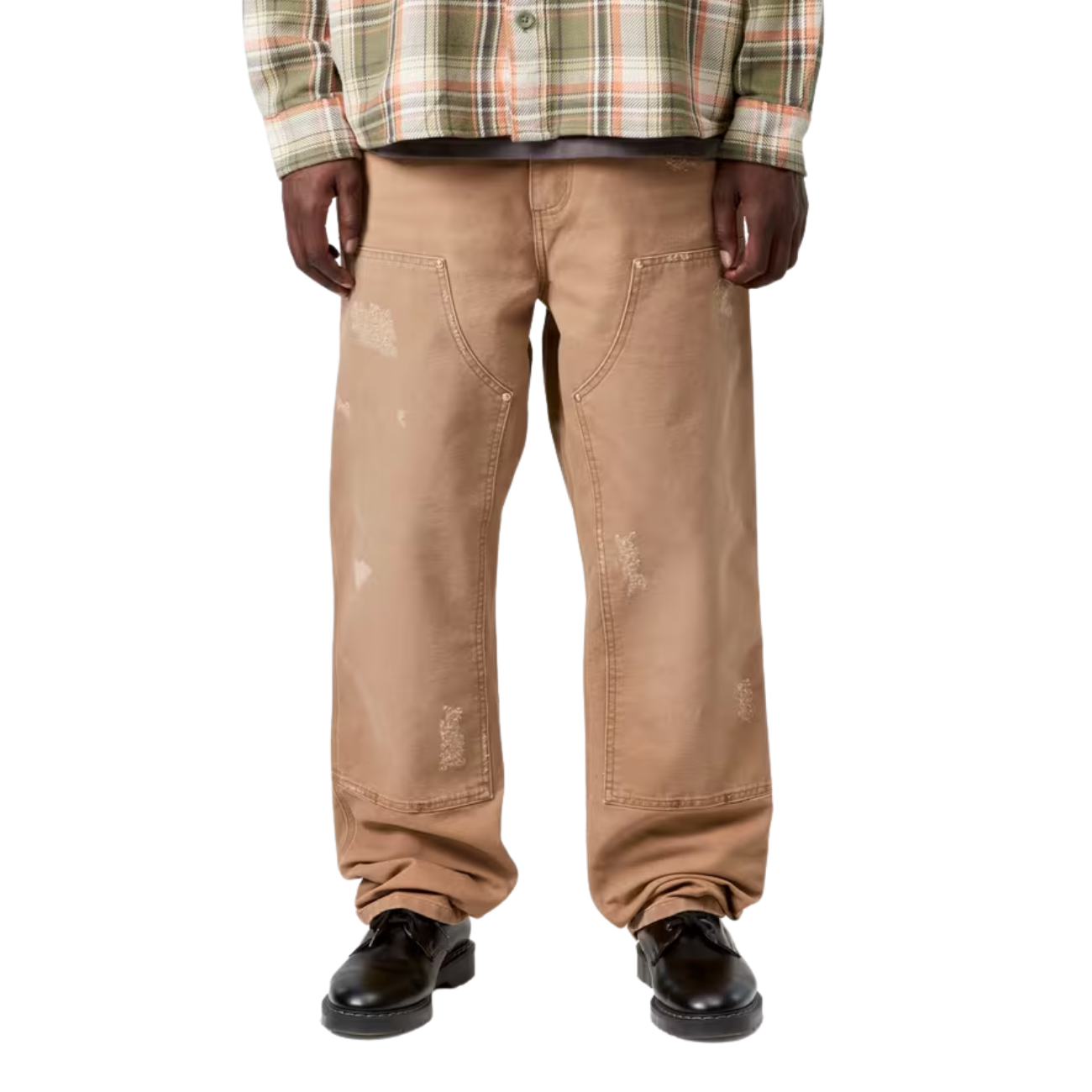 Pantalon Carhartt WIP Double Knee Hamilton Brown