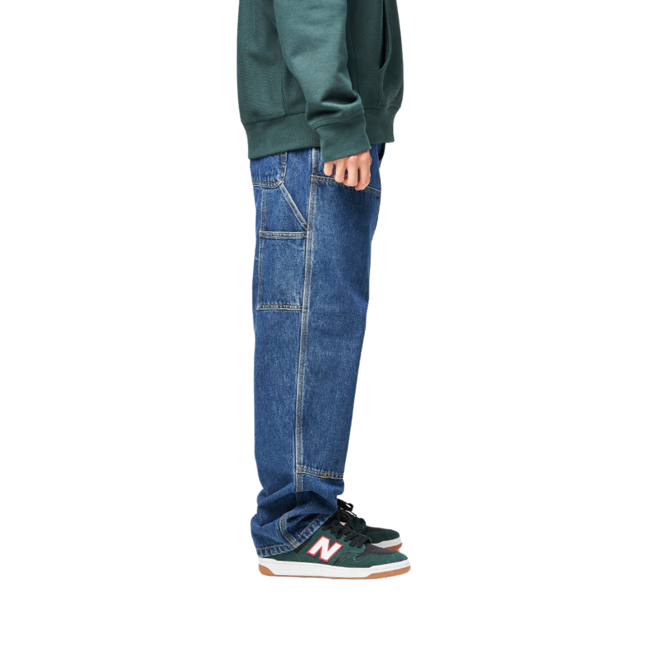 Pantalon Carhartt WIP Double Knee Blue Stone Washed