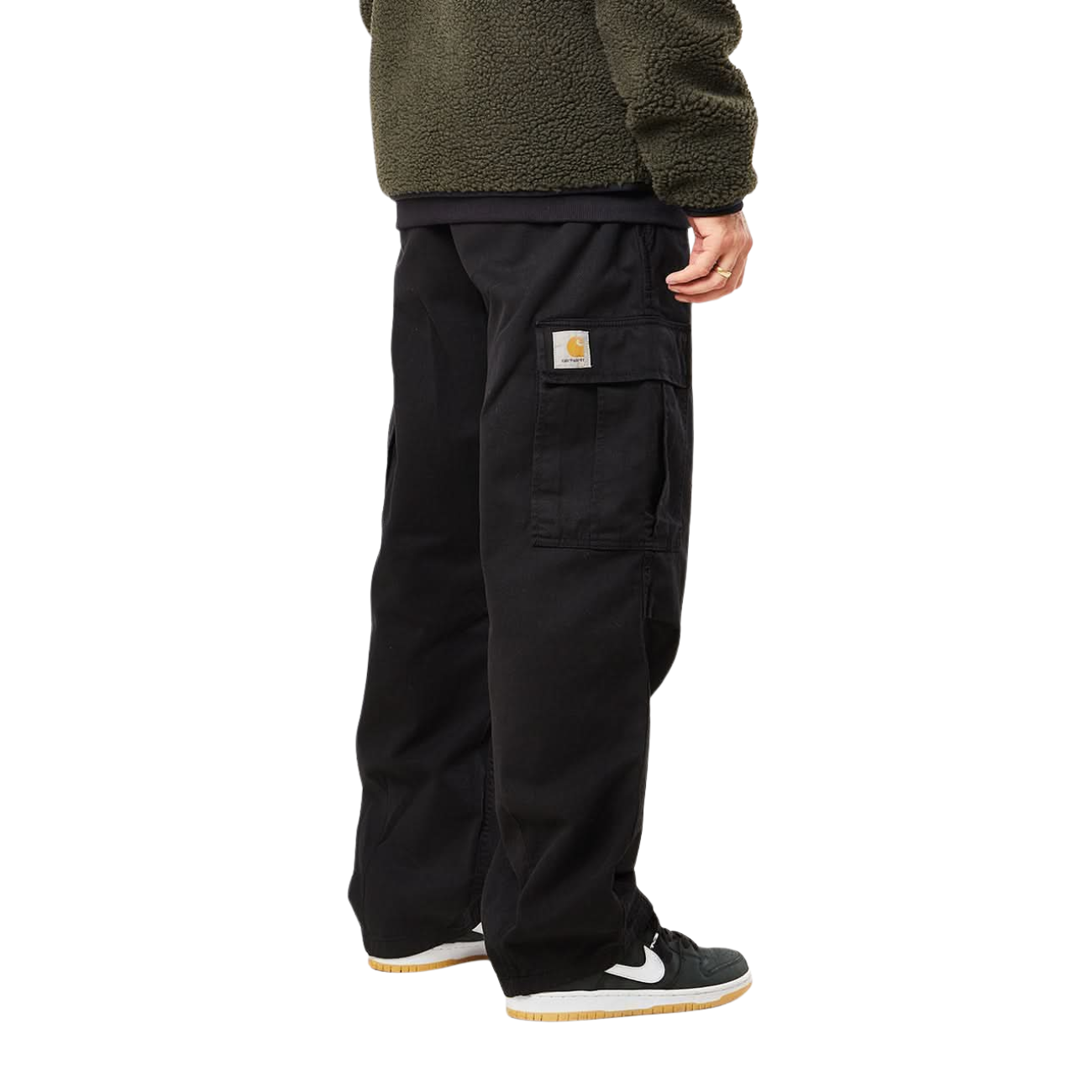 Pantalon Carhartt WIP Cole Cargo Black Garment Dyed