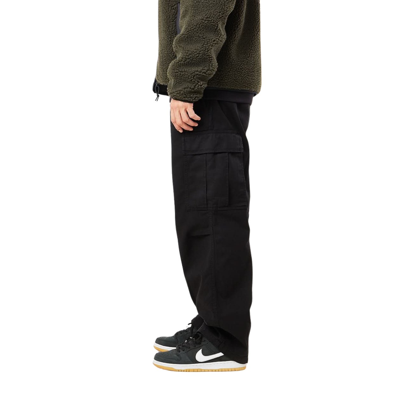 Pantalon Carhartt WIP Cole Cargo Black Garment Dyed