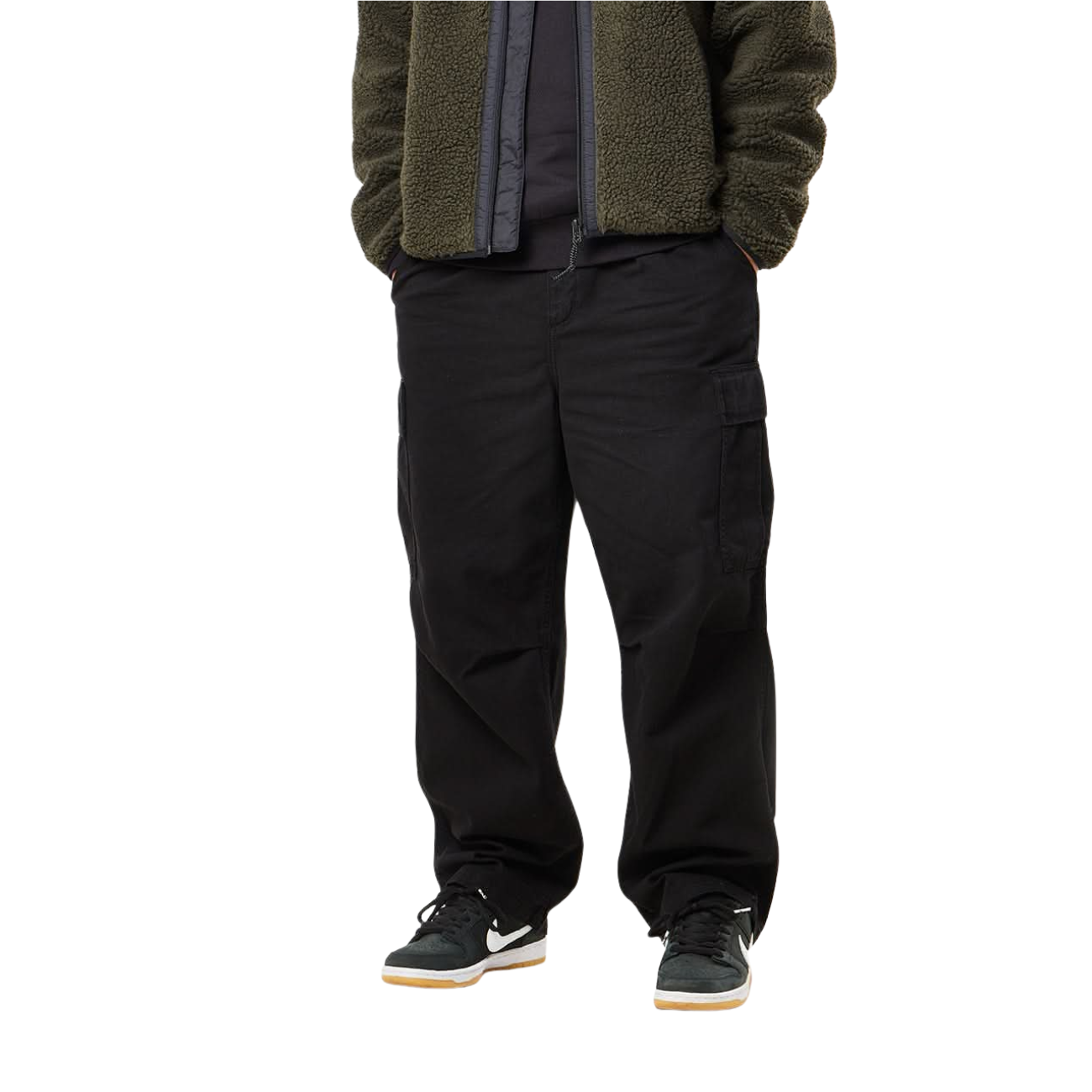 Pantalon Carhartt WIP Cole Cargo Black Garment Dyed