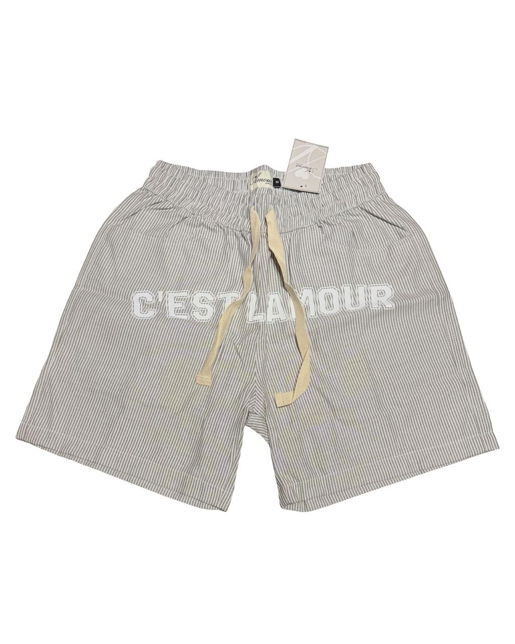 Short Amour Apparel Light Grey