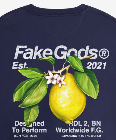 Polera Fake Gods Citrus Navy