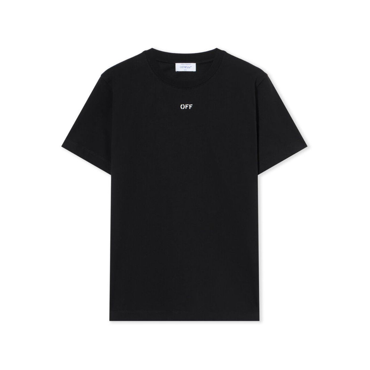 Polera Off-White Newspaper Arrow Slim Black