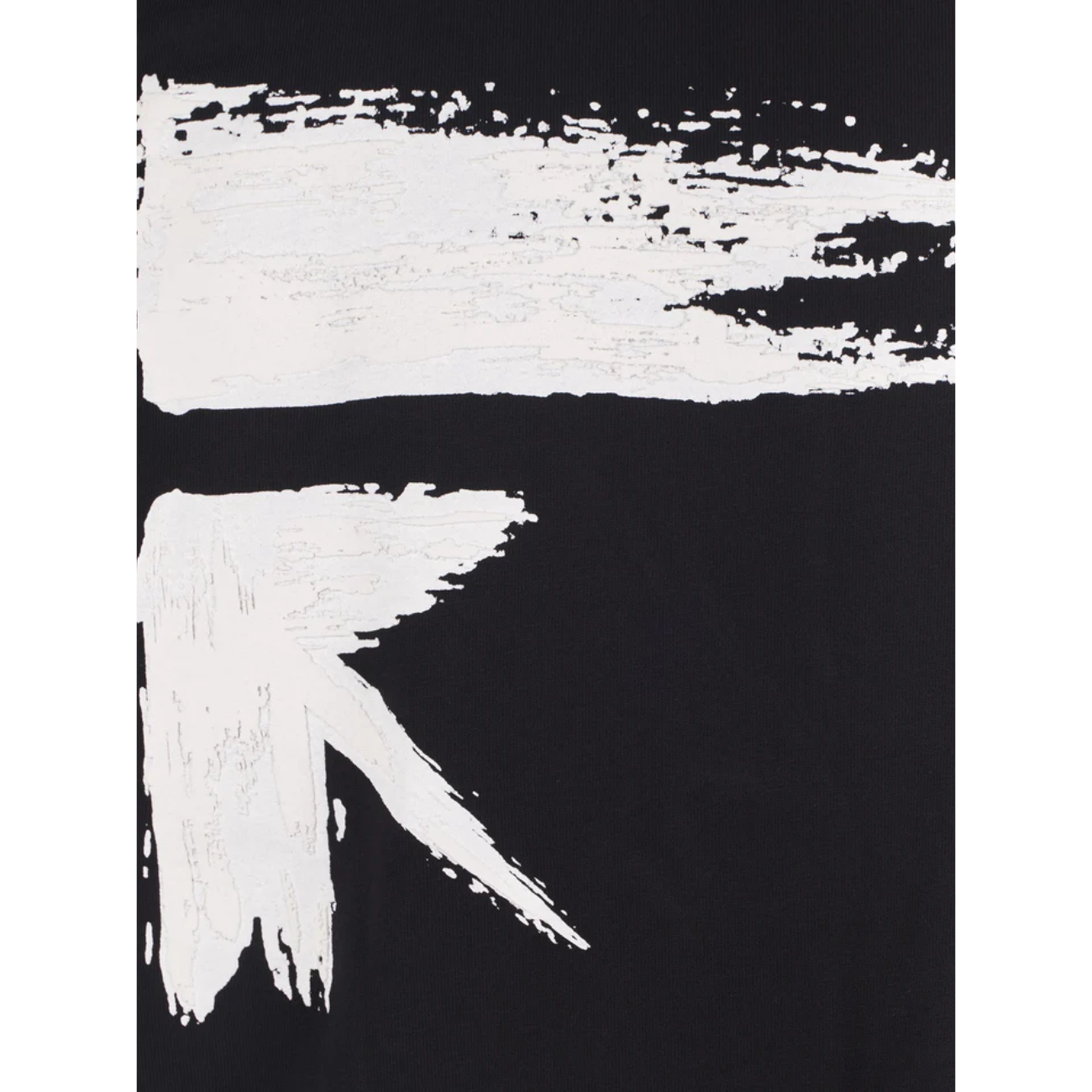 Polera Off-White Brush Arrow Slim Black