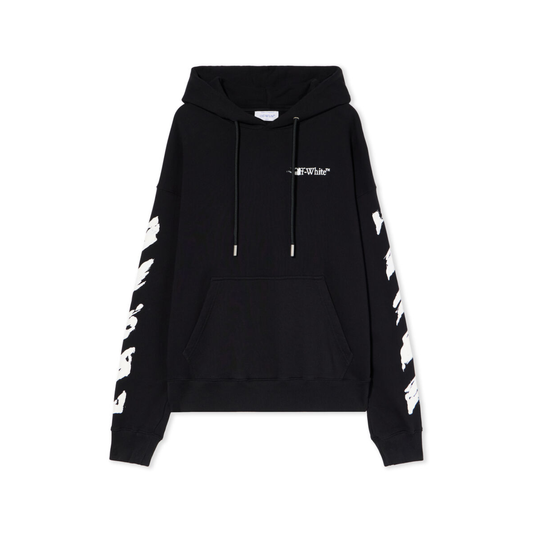 Poleron Off-White Ink Arrow Skate Hoodie Black