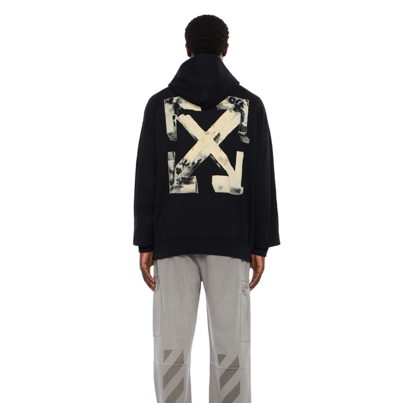 Poleron Off-White Cloudy Arrow Skate Black