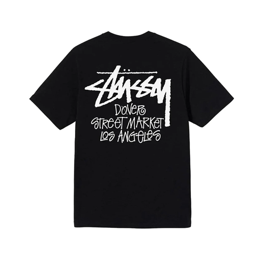 Polera Stussy x Dover Street Market Los Angeles Black