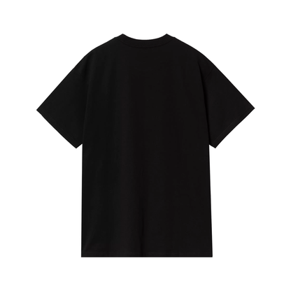 Polera Carhartt WIP S/S Script Embroidery Black