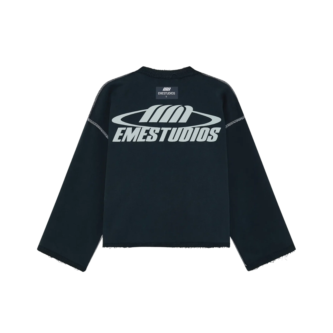 Poleron Eme Studios Suit Navy Oversized
