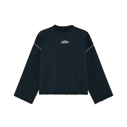 Poleron Eme Studios Suit Navy Oversized