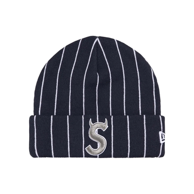 Gorro Supreme New Era Devil S Logo Beanie Stripe