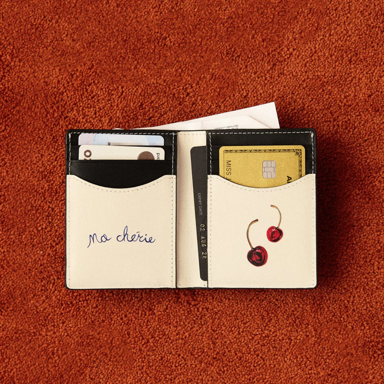Billetera Duke+Dexter Dean Cherry