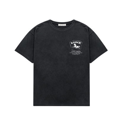 Polera Duke+Dexter DR Sponsors Washed Black Mono
