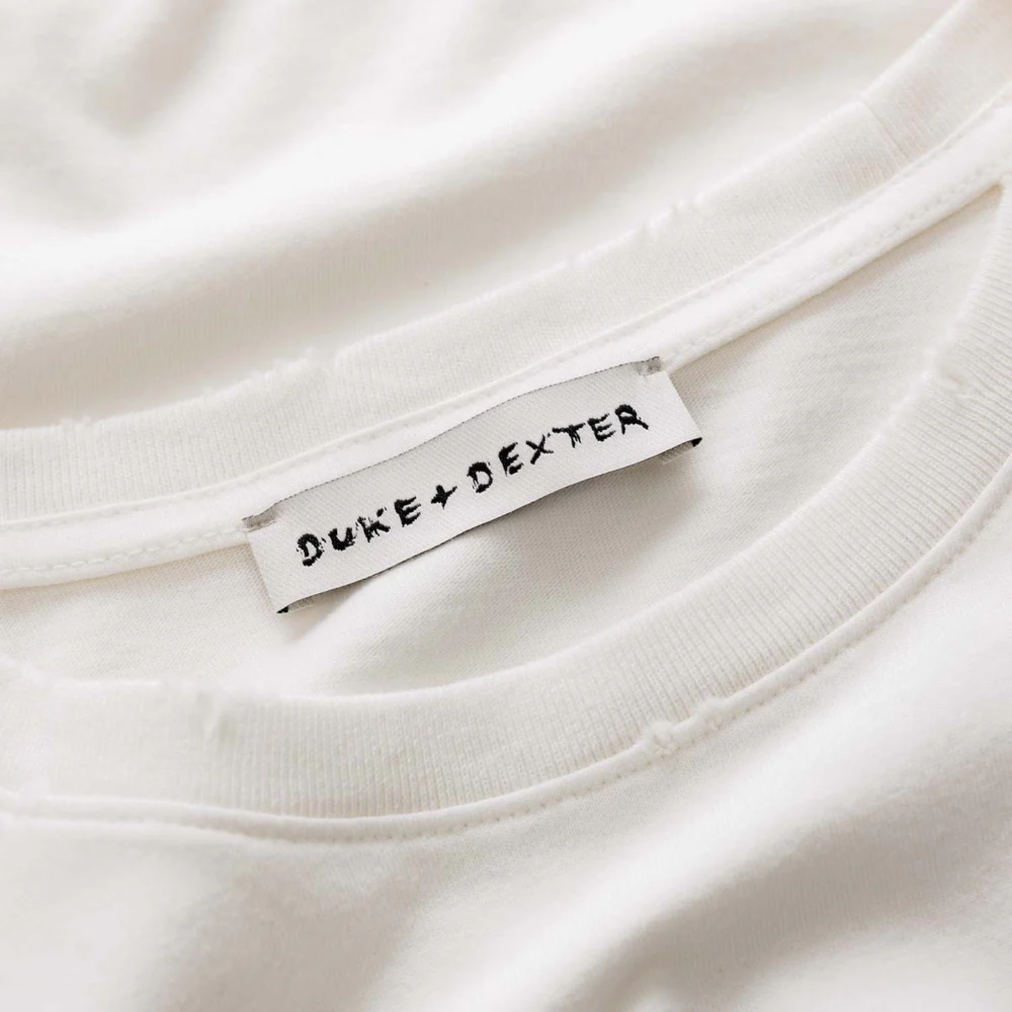 Polera Duke+Dexter I Kiss NY Vintage White