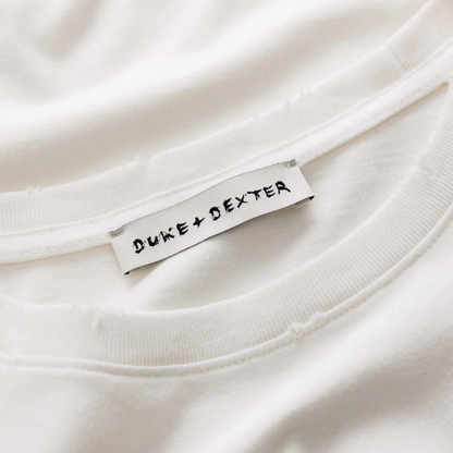 Polera Duke+Dexter I Kiss NY Vintage White