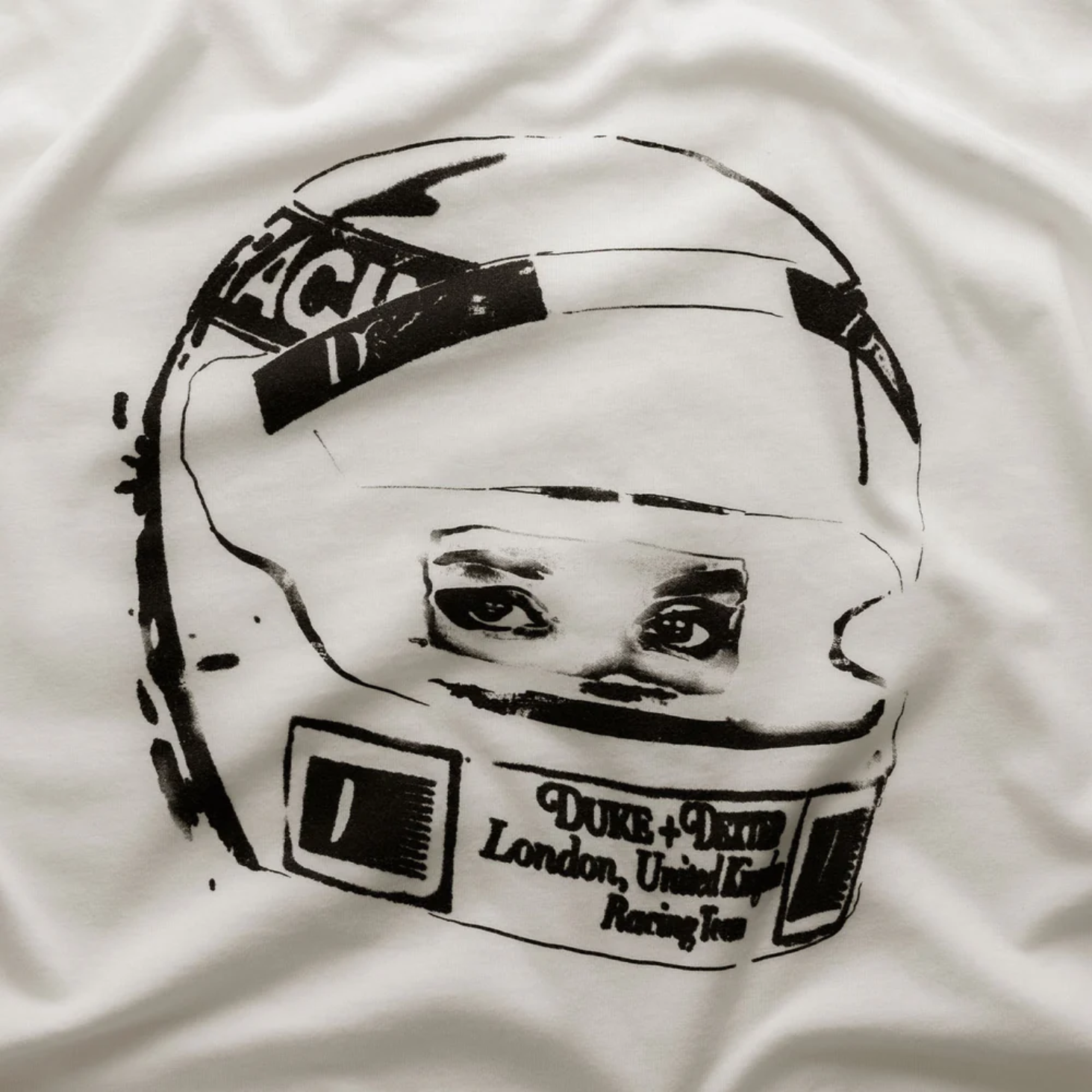 Polera Duke+Dexter DR Sketch Helmet Vintage White