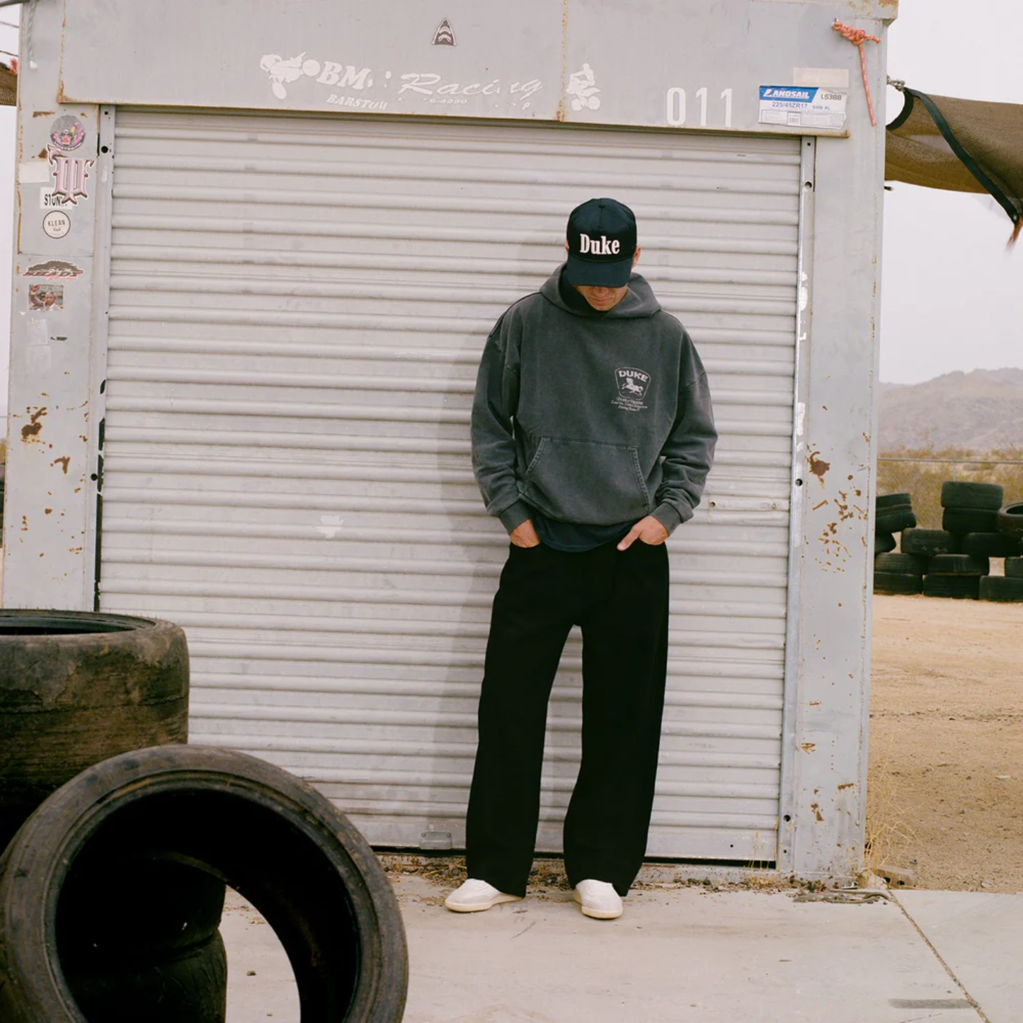 Poleron Duke+Dexter DR Sponsors Washed Grey