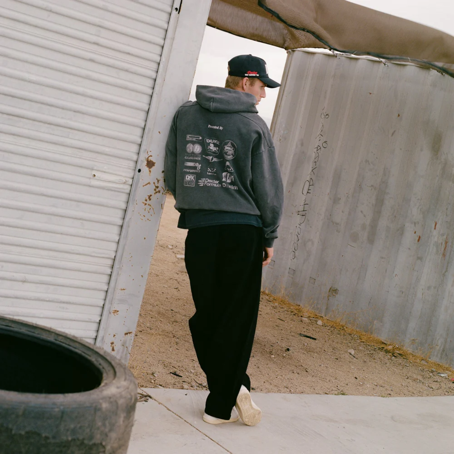 Poleron Duke+Dexter DR Sponsors Washed Grey