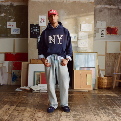 Poleron Duke+Dexter NY Embroidered Navy