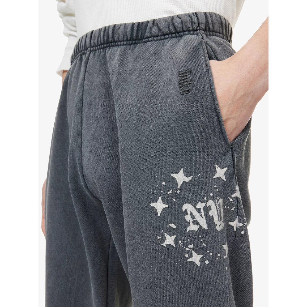 Pantalon Duke+Dexter NY Paint Splatter Washed Grey