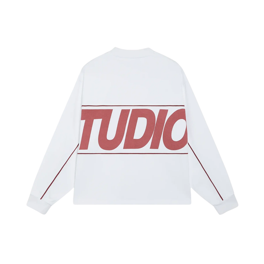 Polera Eme Studios Crossline Pearl Long Sleeve