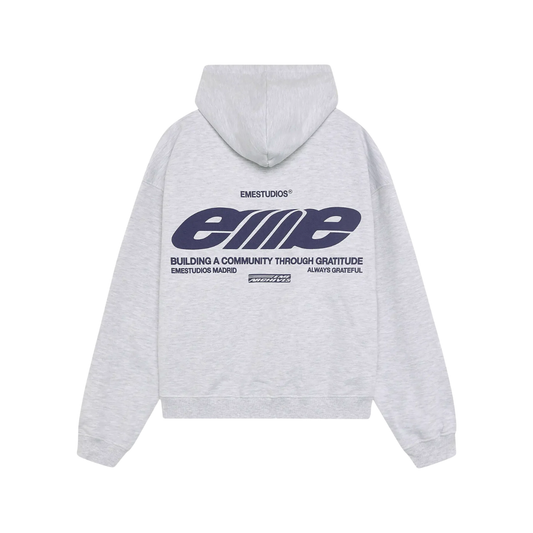Poleron Eme Studios DNA Heather Grey Oversized