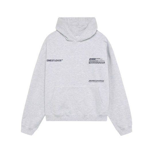 Poleron Eme Studios DNA Heather Grey Oversized