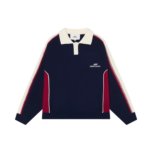Sweater Eme Studios Chully Navy Polo