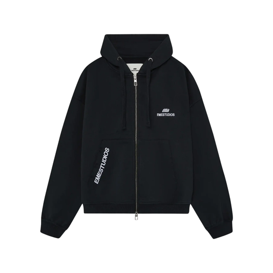 Poleron Eme Studios Edge Navy Full Zip