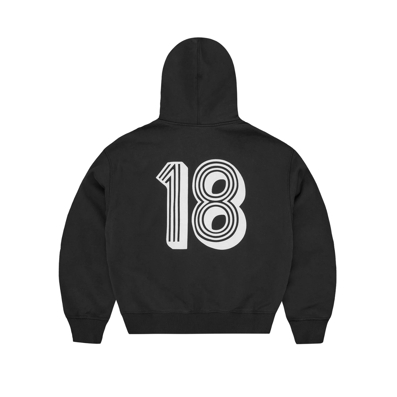 Poleron Corteiz Ghini Zip Black