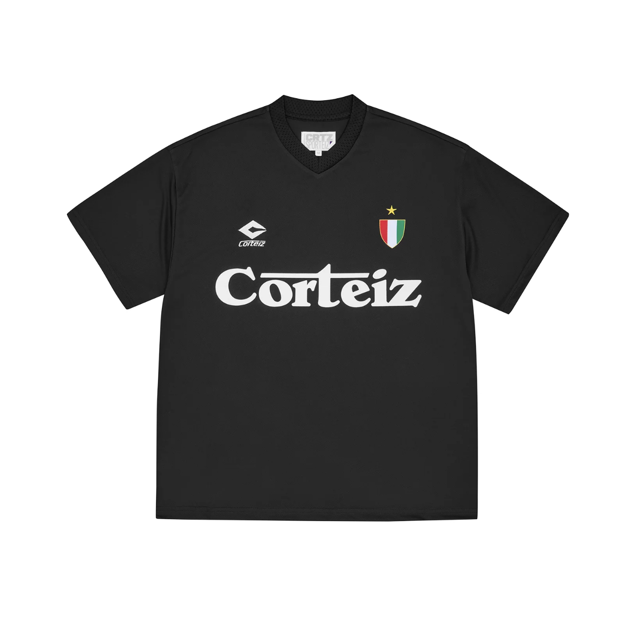Polera Corteiz Ghini Football Jersey Black
