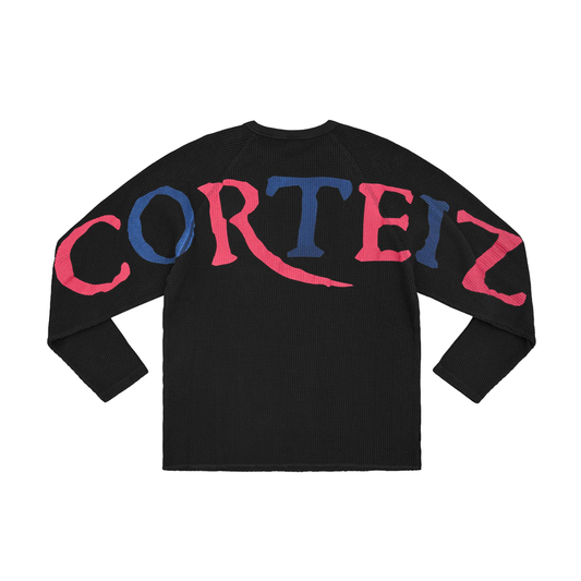 Corteiz Herald Waffle Thermal Black