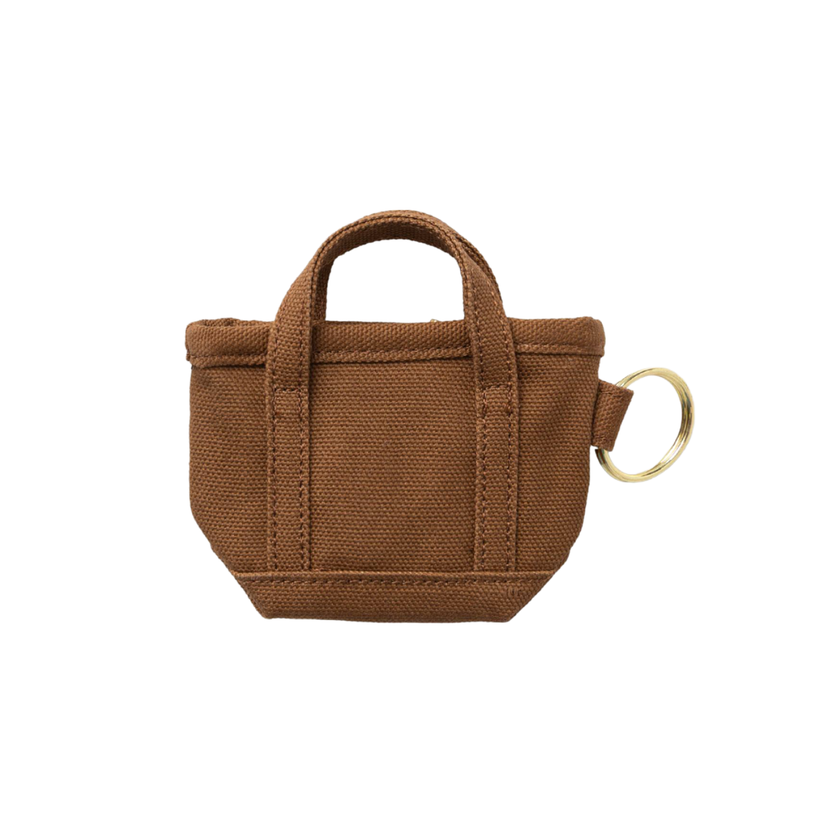 Llavero Carhartt WIP Mini Tote Bag Hamilton Brown