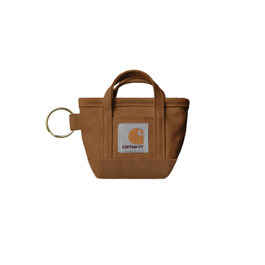 Llavero Carhartt WIP Mini Tote Bag Hamilton Brown