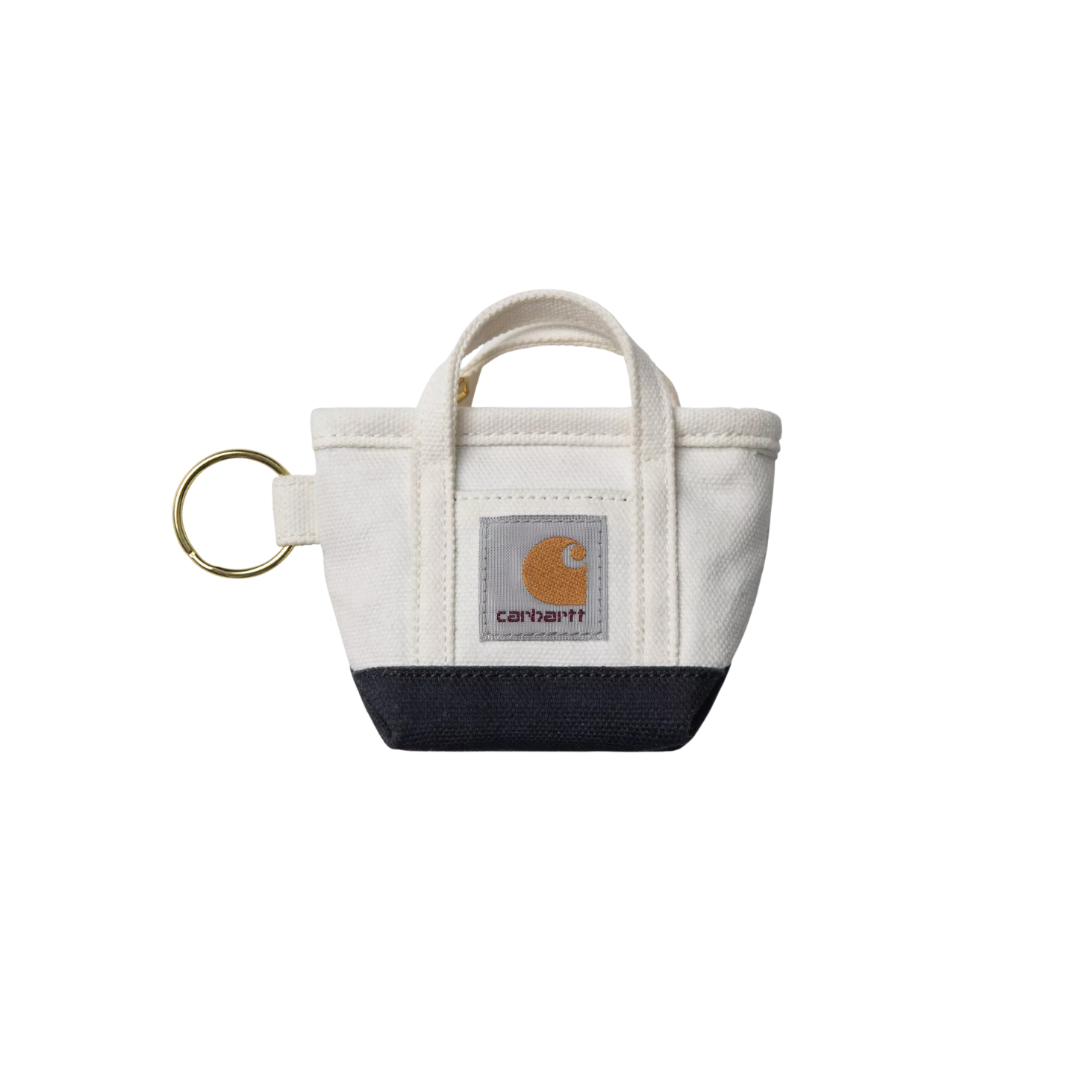 Llavero Carhartt WIP Mini Tote Bag Natural/Blue