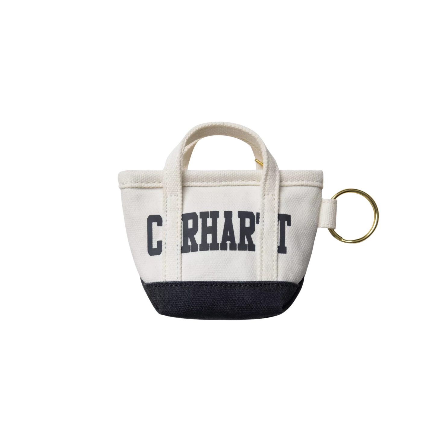 Llavero Carhartt WIP Mini Tote Bag Natural/Blue