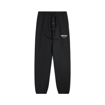 Pantalon Essentials Classic Fit Fleece Jet Black SS25