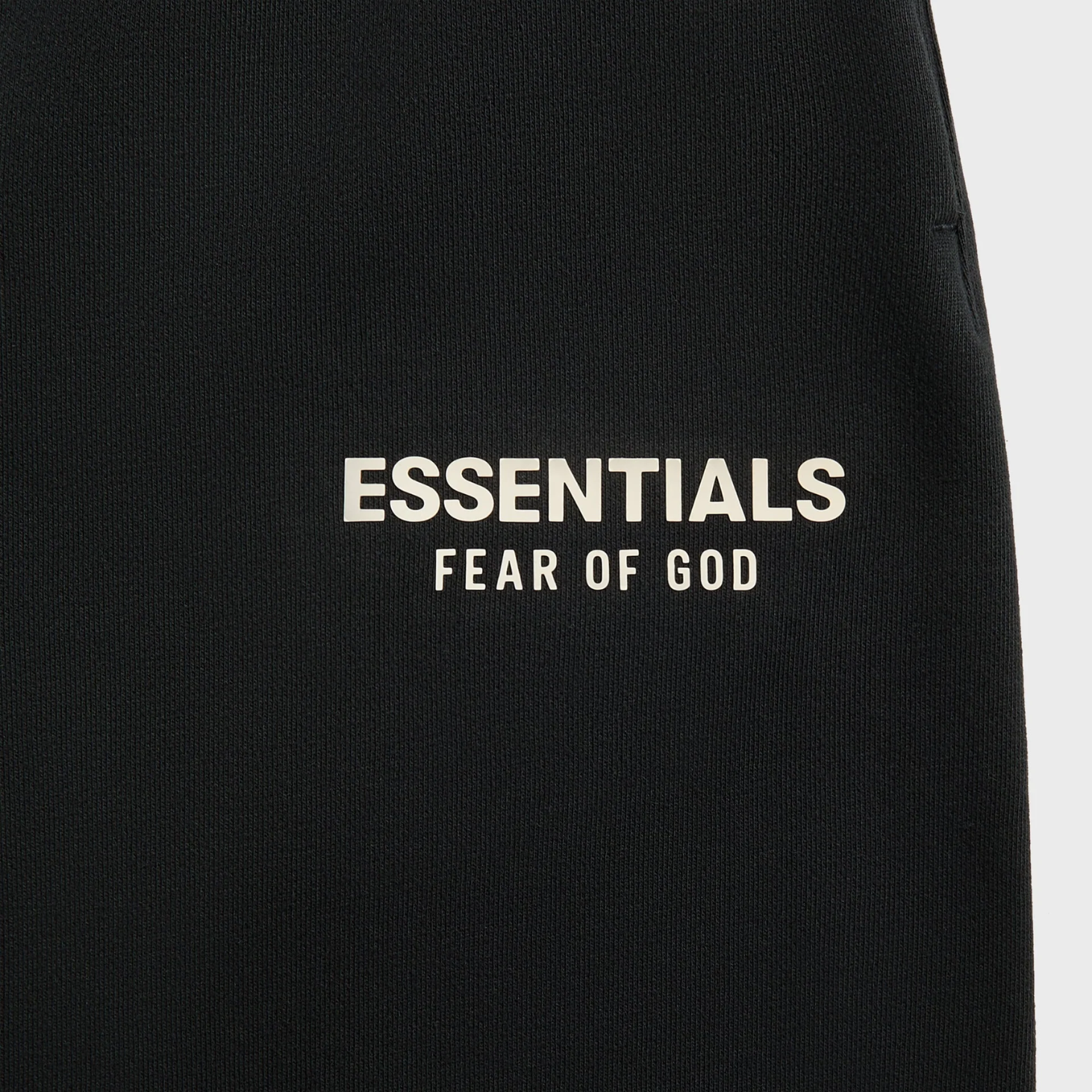 Pantalon Essentials Classic Fit Fleece Jet Black SS25