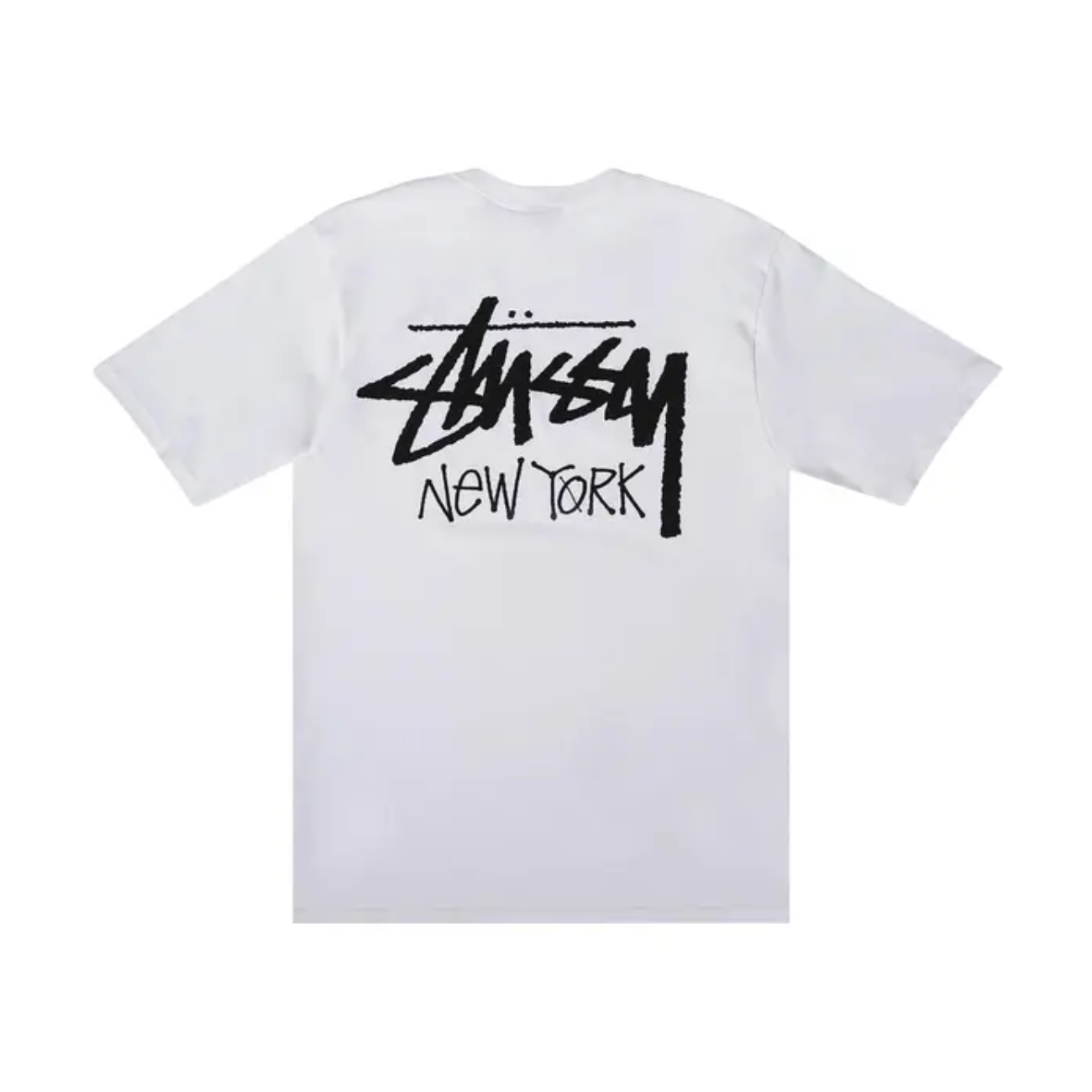 Polera Stussy Stock New York White