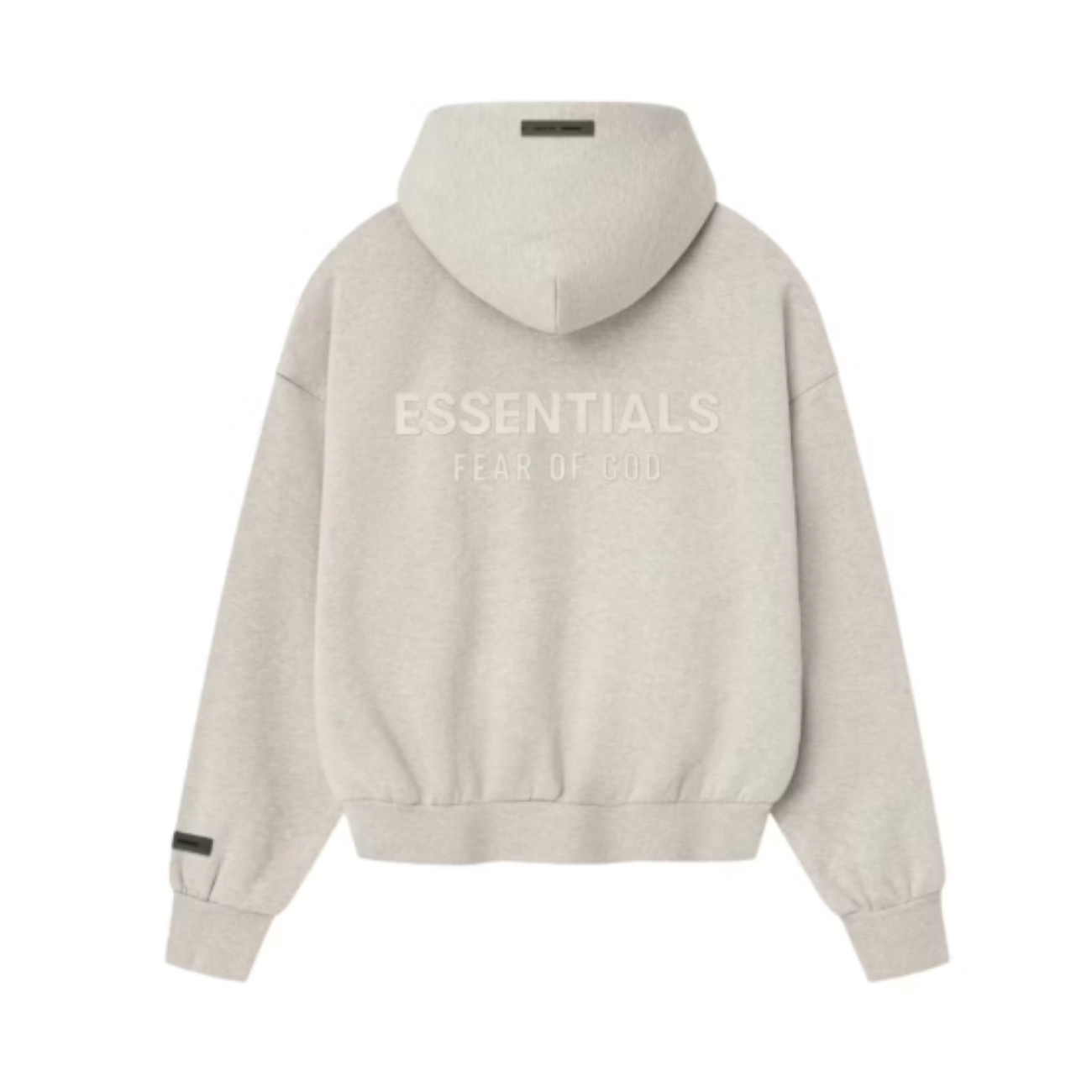 Poleron Essentials Classic Full Zip Heather Stone SS25