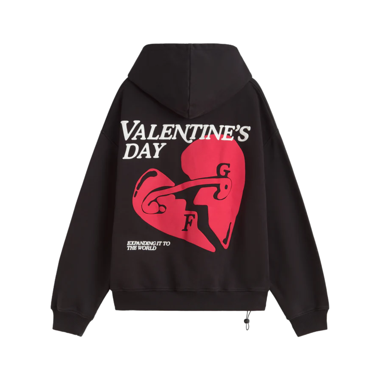 Poleron Gods Brand Valentine's Black