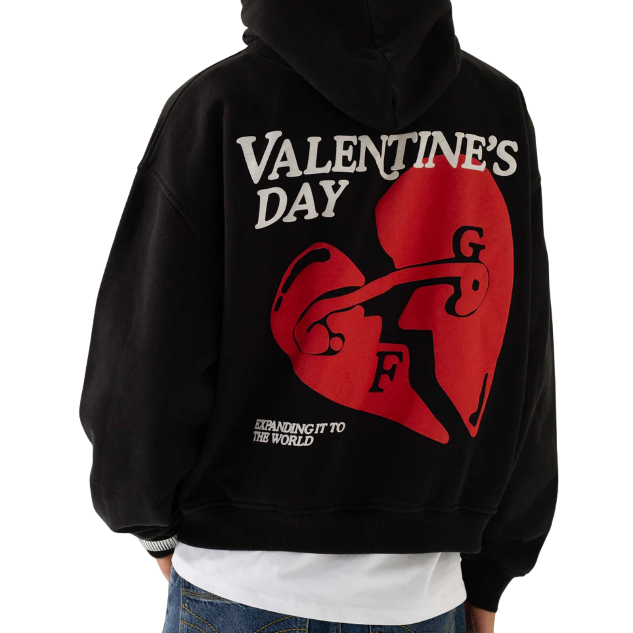 Poleron Gods Brand Valentine's Black