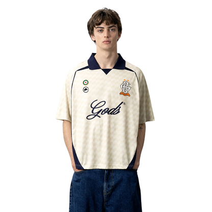 Polera Gods Brand Team Gods 10 Cream