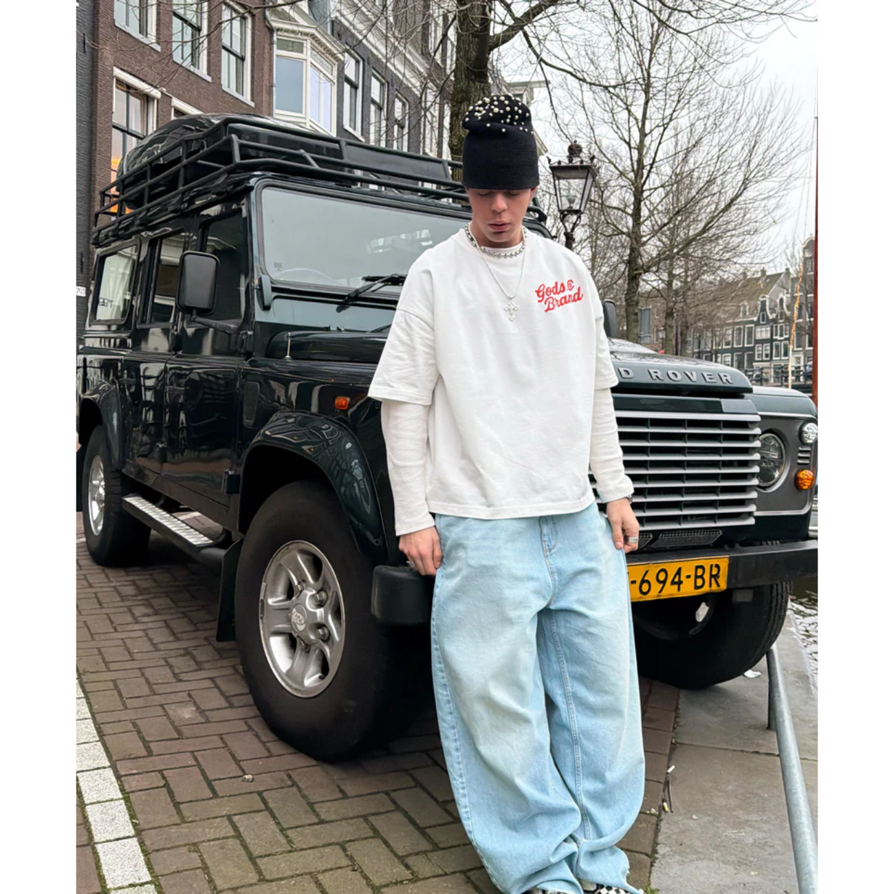Pantalon Gods Brand Soulmate Denim Jeans Light Blue