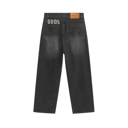 Pantalon Gods Brand Baggy Jeans Dark Grey