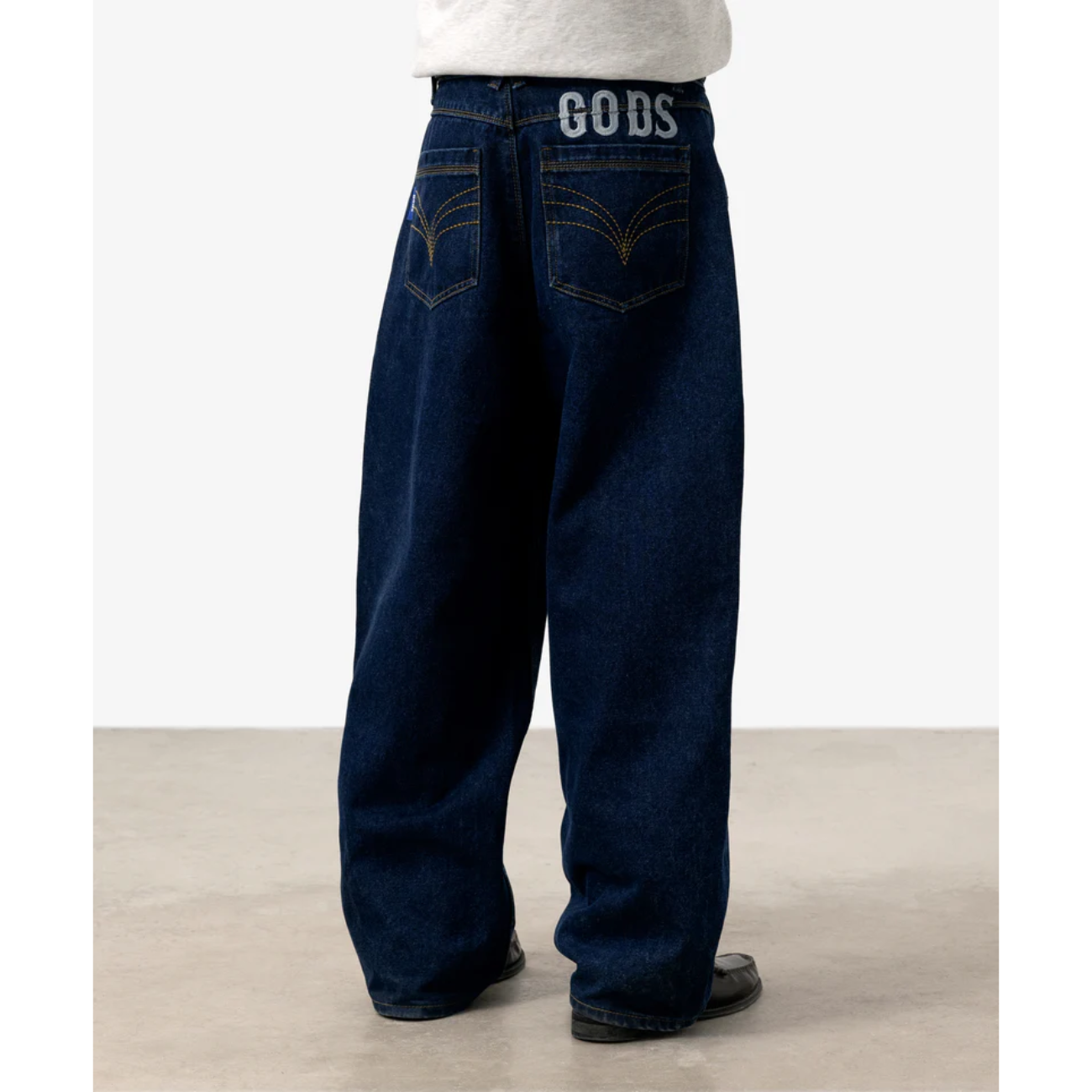Pantalon Gods Brand Baggy Jeans Navy