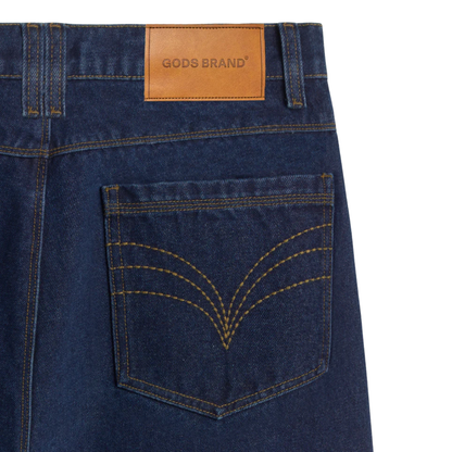 Pantalon Gods Brand Baggy Jeans Navy