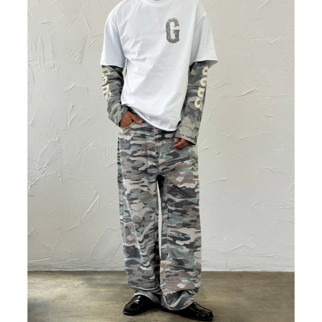 Pantalon Gods Brand Camouflage Military Green